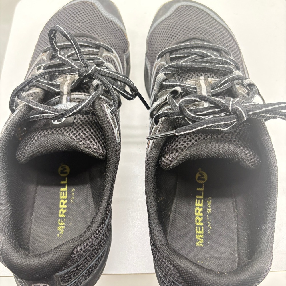 Merrell Trail Glove 3 Mens 10.5 Black Light Grey Minimalist Running Shoes J03907